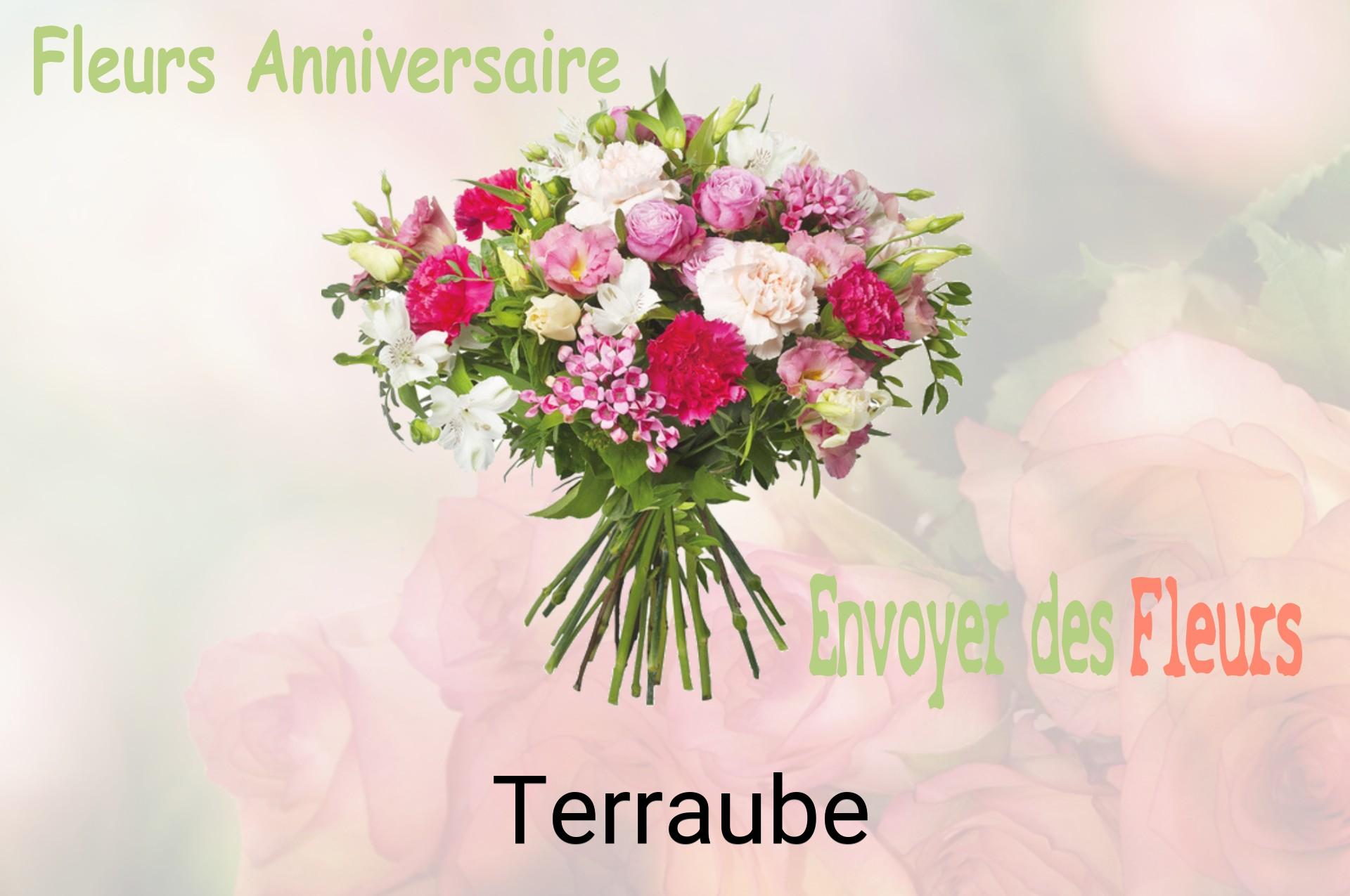 Bouquet de fleurs d’anniversaire livré à Terraube