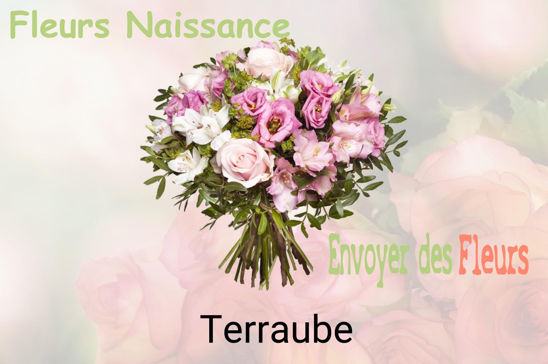 Bouquet de fleurs de naissance livré à Terraube